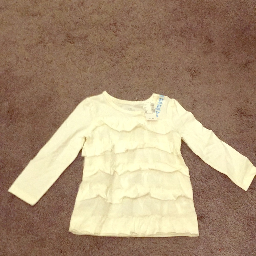 NEW Children’s Place ruffled long-sleeved shirt 2T